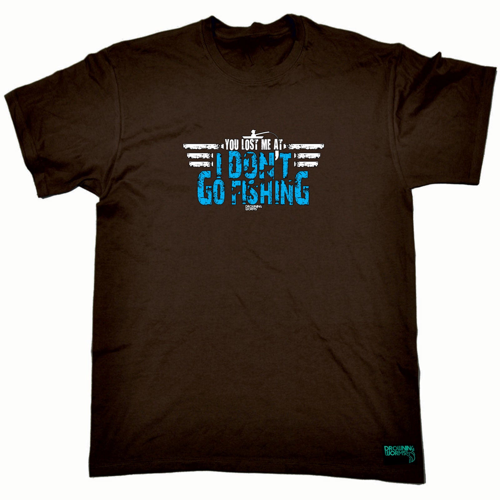 Dw You Lost Me At I Dont Go Fishing - Mens Funny T-Shirt Tshirts