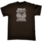 Being An Architect Is Easy Its Like - Mens 123t Funny T-Shirt Tshirts
