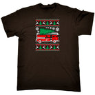 Fire Fighter Engine Christmas Xmas - Mens Funny T-Shirt Tshirts