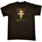 Pacu Nurse Elf - Mens 123t Funny T-Shirt Tshirts