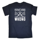 Mechanical Engineer Assume Never Wrong - Mens 123t Funny T-Shirt Tshirts