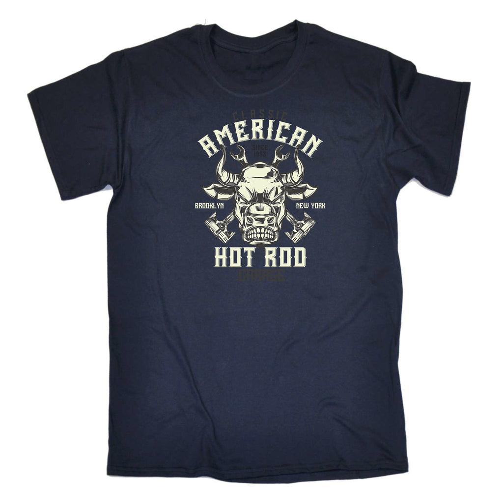 Classic American Hotrod Car Garage - Mens Funny T-Shirt Tshirts