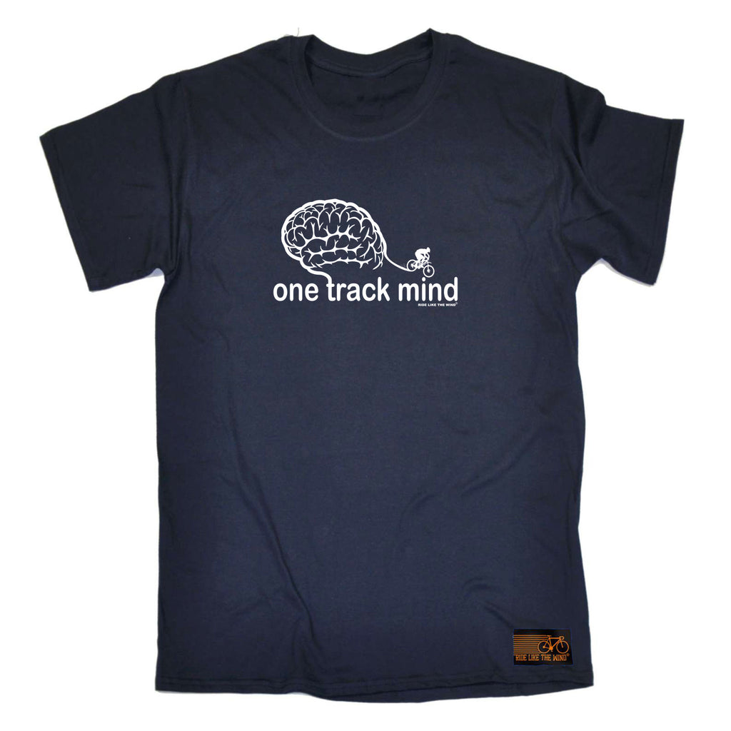 Rltw One Track Mind Bike - Mens Funny T-Shirt Tshirts