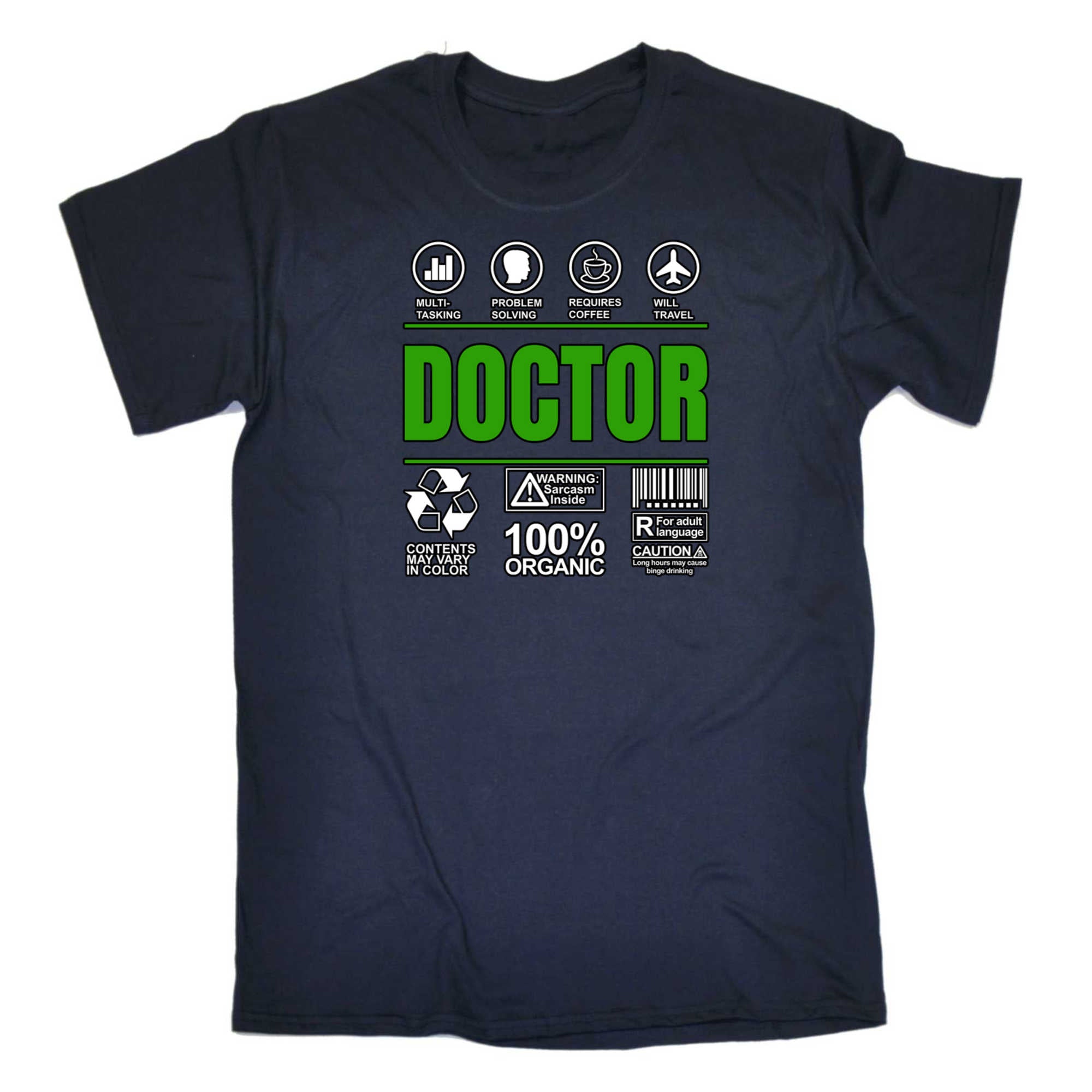 Doctor Sarcastic Humour - Mens 123t Funny T-Shirt Tshirts