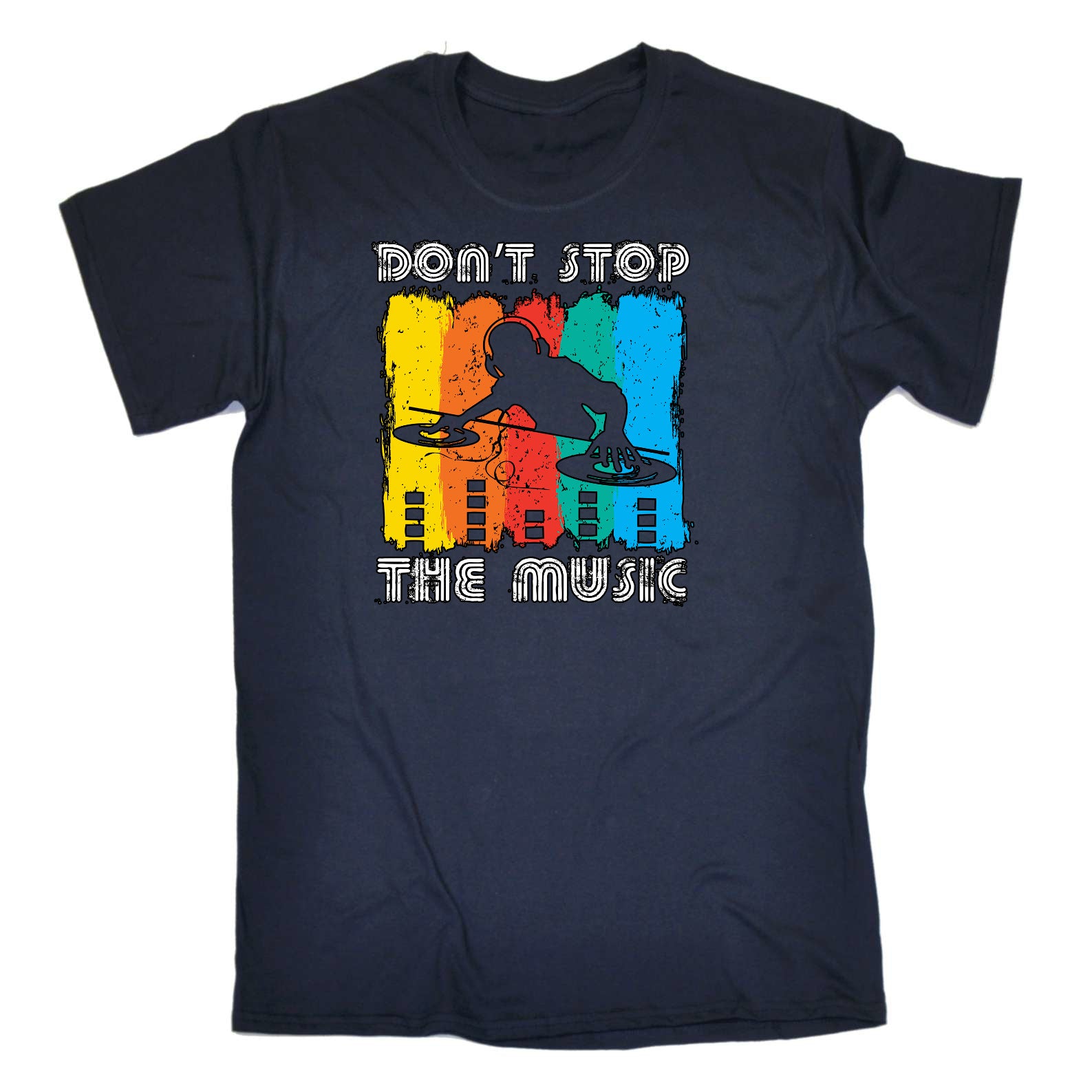Dont Stop The Music Dj Record Vinyl - Mens Funny T-Shirt Tshirts