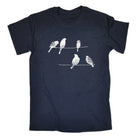 Birds On A Wire Bird Animal Fashion - Mens Funny T-Shirt Tshirts