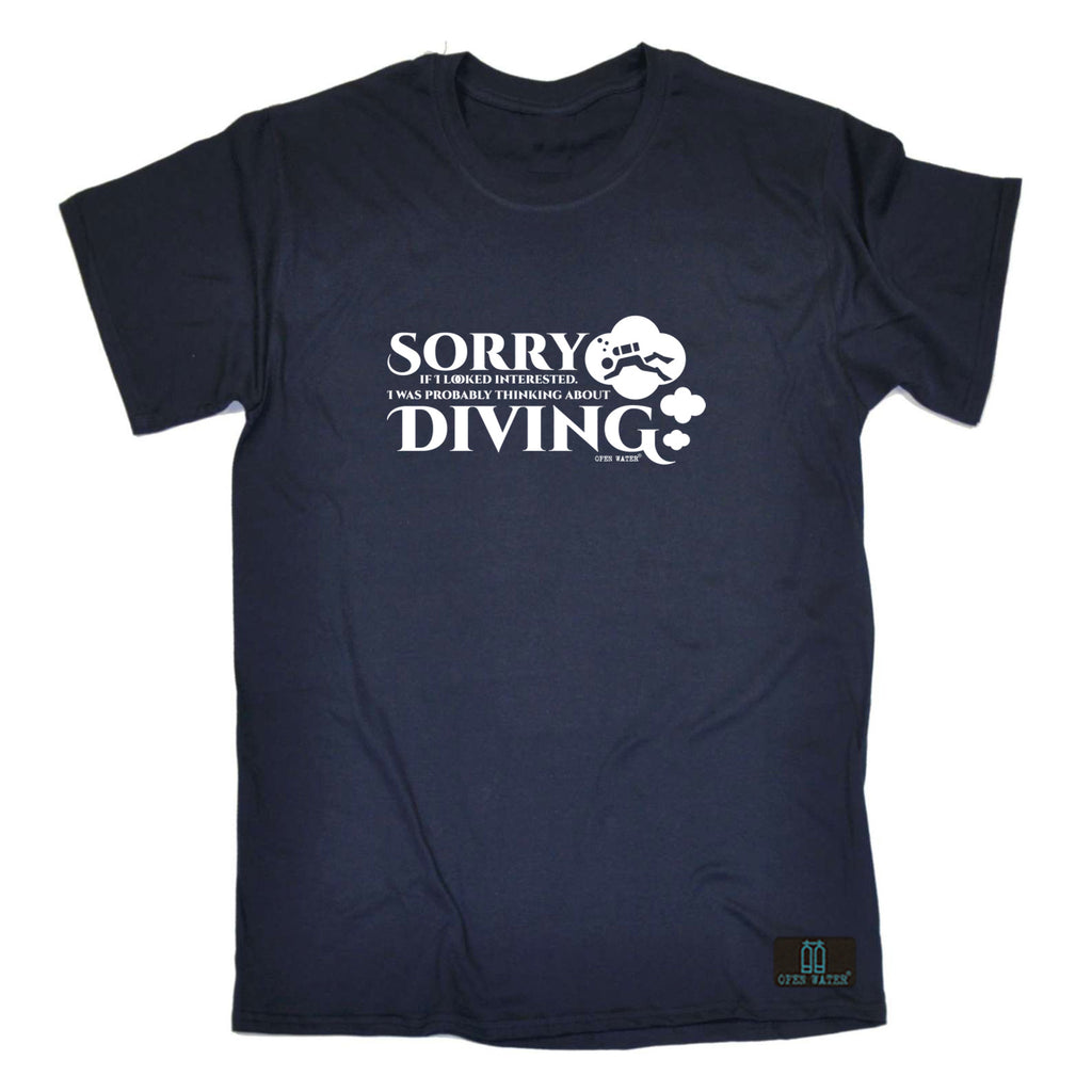 Ow Sorry Diving - Mens Funny T-Shirt Tshirts