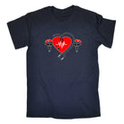 Nursing Heartbeat - Mens 123t Funny T-Shirt Tshirts