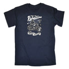 Skull Rebellion Motorbiker Motorcycle Motorbike - Mens 123t Funny T-Shirt Tshirts