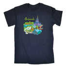 Orlando Florida Usa Country Flag Destination - Mens 123t Funny T-Shirt Tshirts