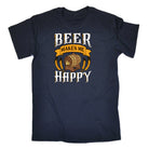 Beer Makes Me Happt Alcohol - Mens Funny T-Shirt Tshirts