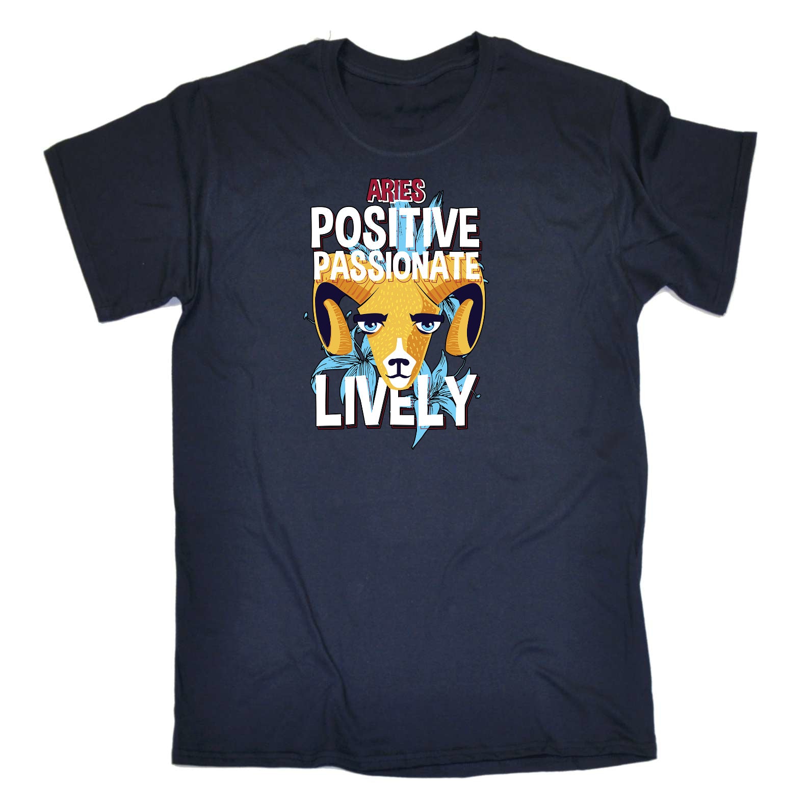 Aries Ram Birthday Positive Passionate - Mens Funny T-Shirt Tshirts