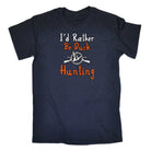 Id Rather Be Duck Hunting - Mens 123t Funny T-Shirt Tshirts