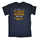 Flight Nurse Whats Your Superpower - Mens 123t Funny T-Shirt Tshirts