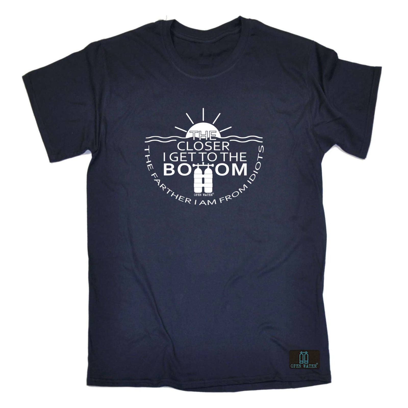 Ow The Closer I Get To The Bottom - Mens Funny T-Shirt Tshirts