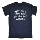 Love Them Spoil Them Give Them Auntie Aunt - Mens 123t Funny T-Shirt Tshirts