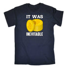 It Was Inevitable Bitcoin - Mens 123t Funny T-Shirt Tshirts