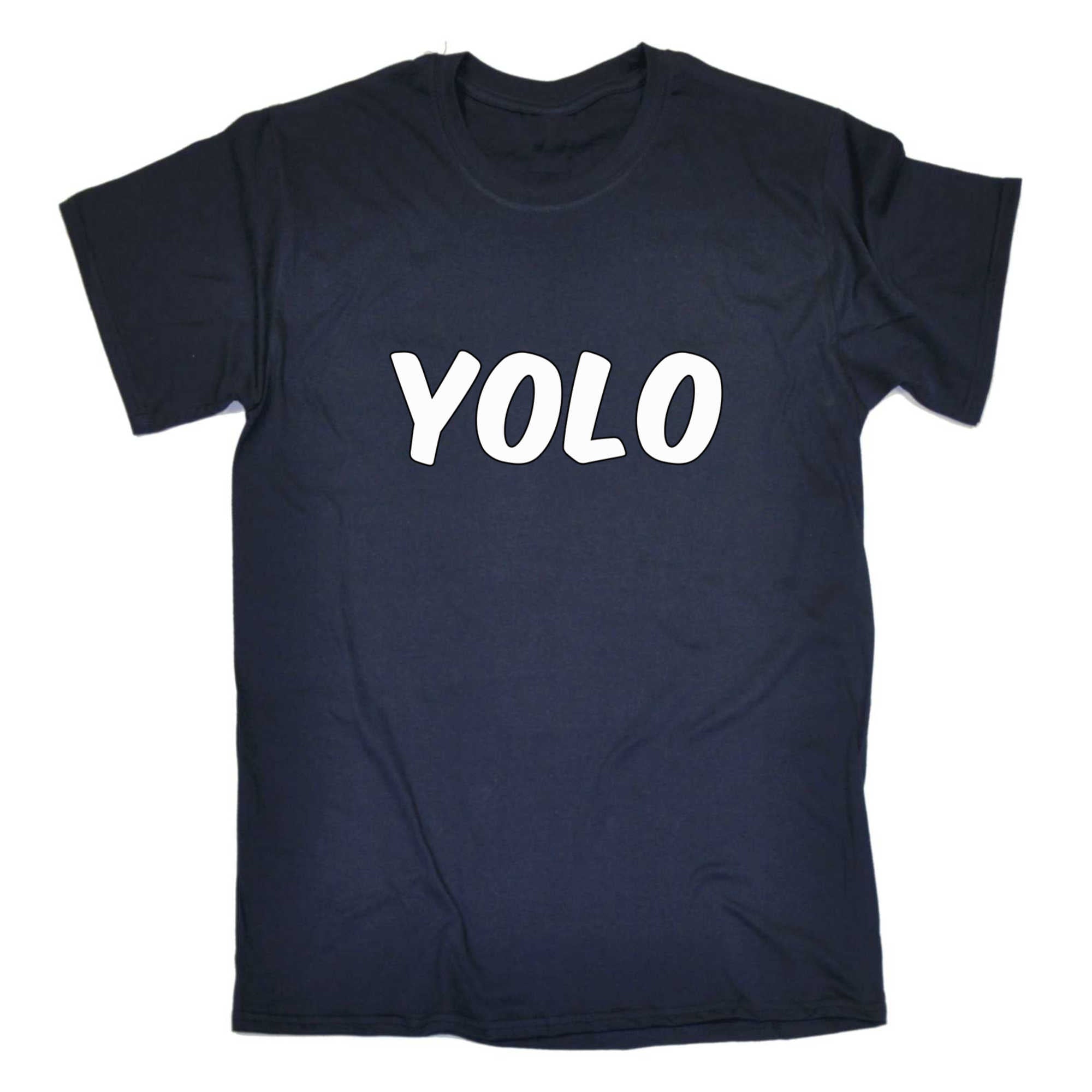 Yolo You Only Live Once Fashion - Mens 123t Funny T-Shirt Tshirts