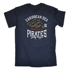 Caribbean Sea Pirates Jolly Roger - Mens Funny T-Shirt Tshirts