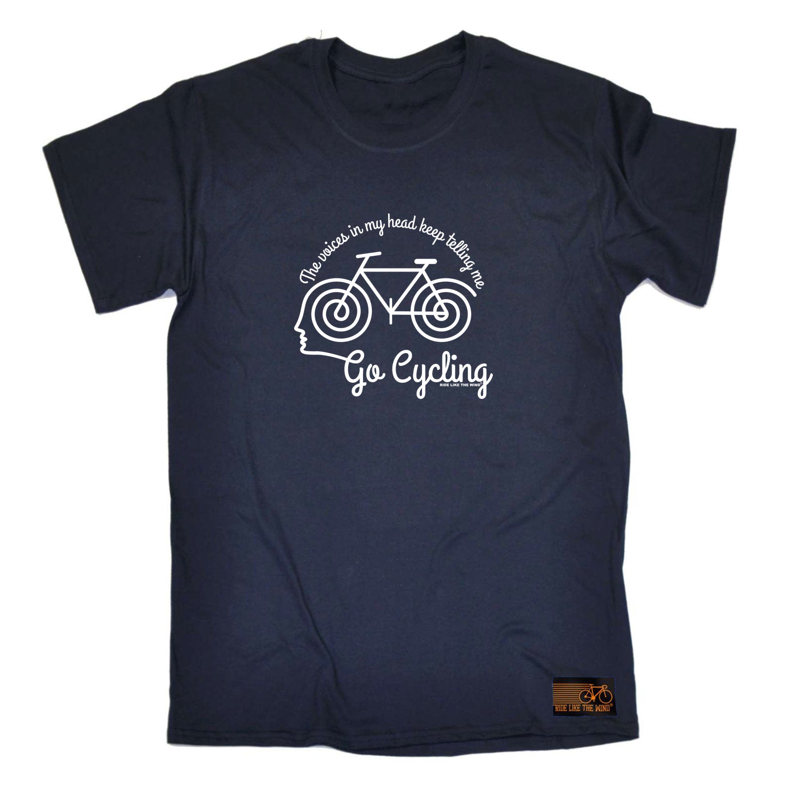 Rltw The Voices In My Head Keep Telling Me To Go Cycling - Mens Funny T-Shirt Tshirts