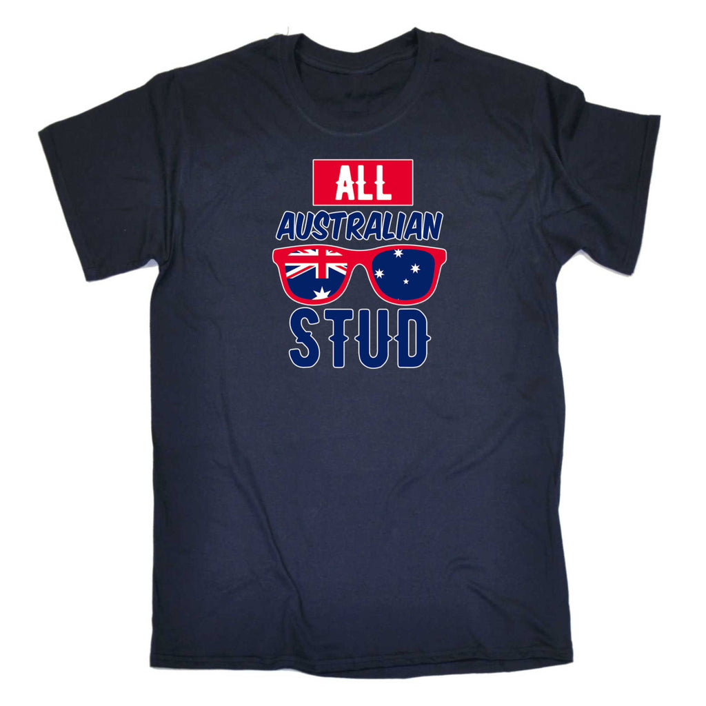 All Australian Stud Australia Day - Mens 123t Funny T-Shirt Tshirts
