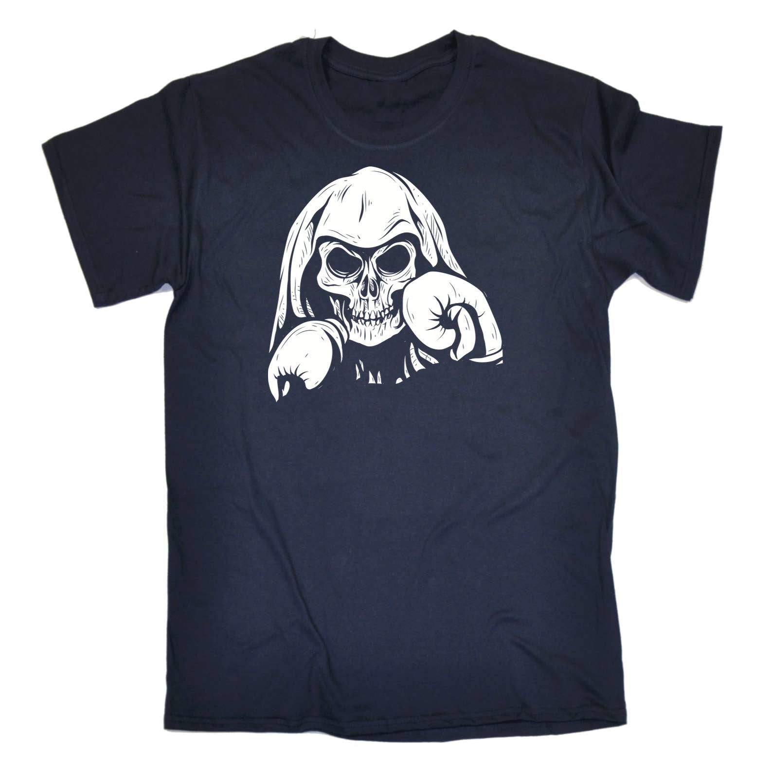Boxing Skull Sports - Mens 123t Funny T-Shirt Tshirts