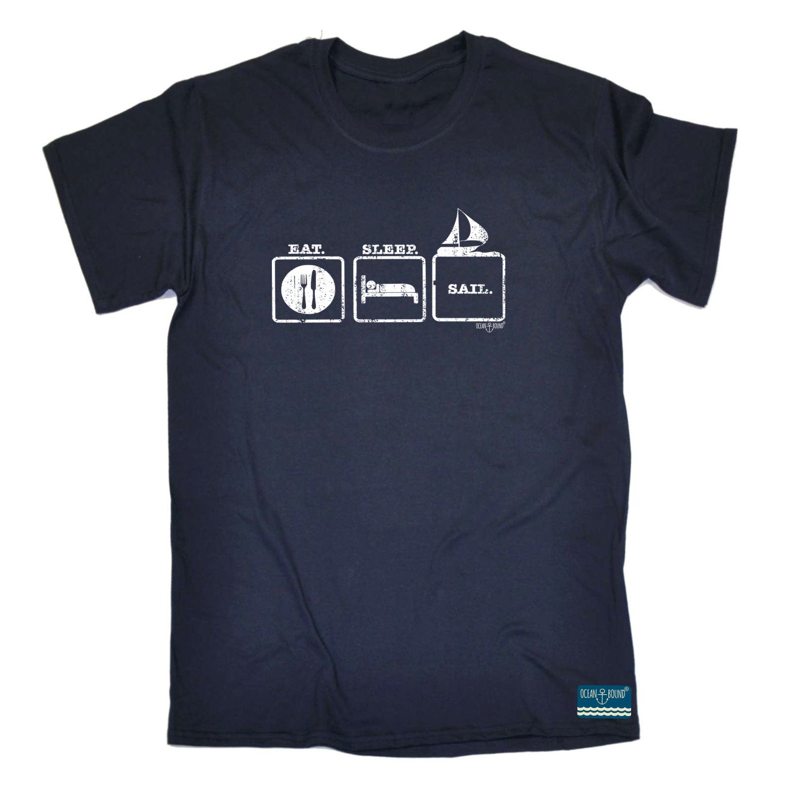 Ob Eat Sleep Sail - Mens Funny T-Shirt Tshirts