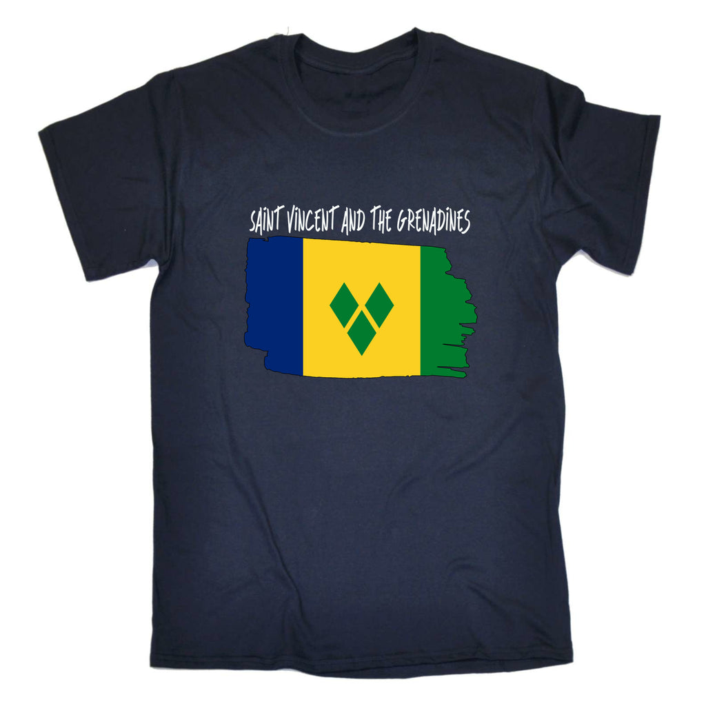 Saint Vincent And The Grenadines - Mens Funny T-Shirt Tshirts