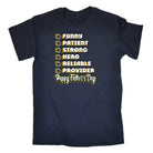 Dad Daddy Funny Patient Strong Happy Fathers Day - Mens Funny T-Shirt Tshirts