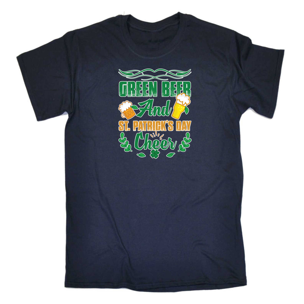 Green Beer And St Patricks Day Irish Ireland - Mens 123t Funny T-Shirt Tshirts