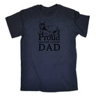 Proud Maine Coon Cat Dad Cats - Mens 123t Funny T-Shirt Tshirts