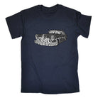 Oldskool Car Calligram Hotrod Classic - Mens Funny T-Shirt Tshirts