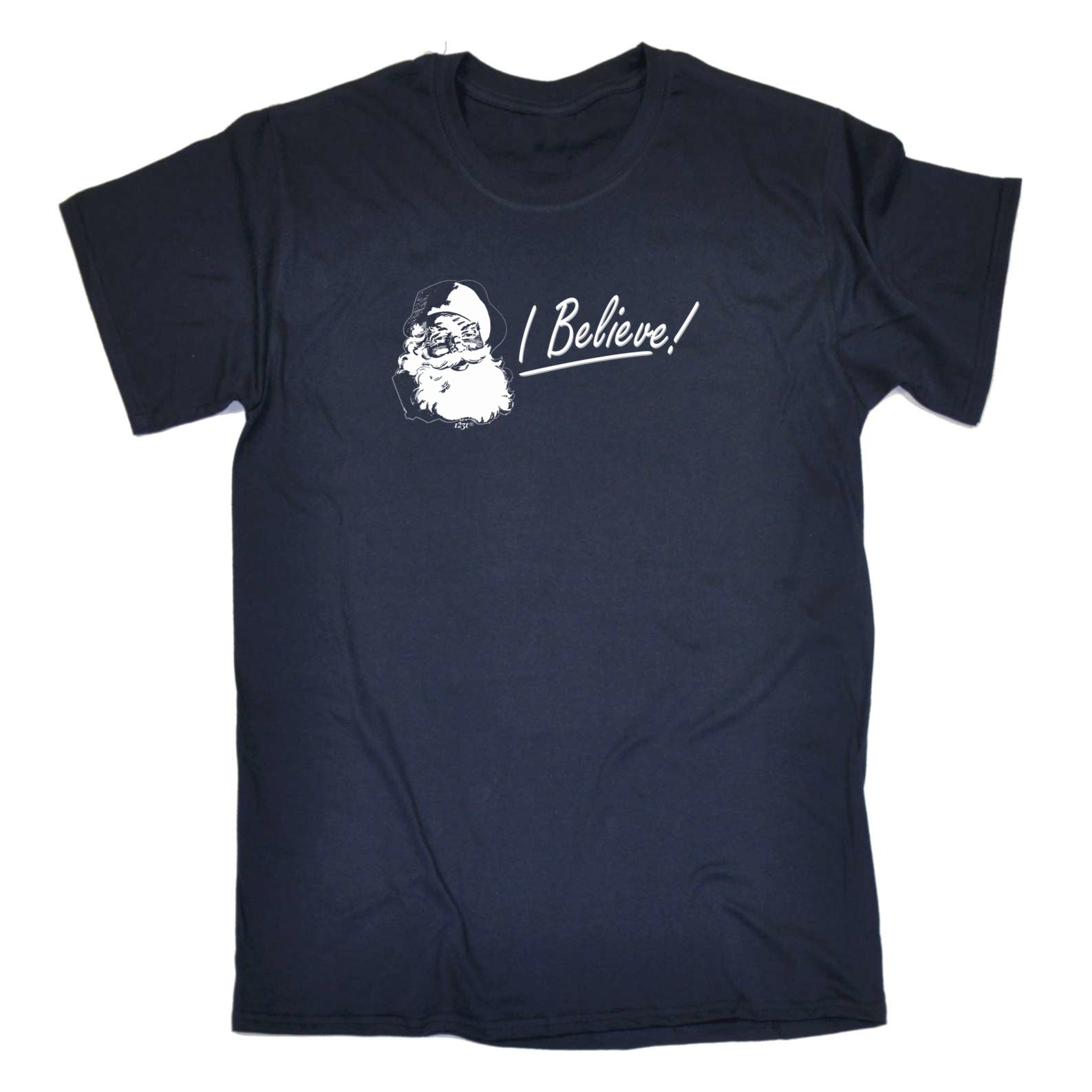 Believe Santa Christmas - Mens Funny T-Shirt Tshirts