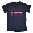 Freedom Is Earned Through Blood Sweat And Sacrifice Soilder Army - Mens Funny T-Shirt Tshirts
