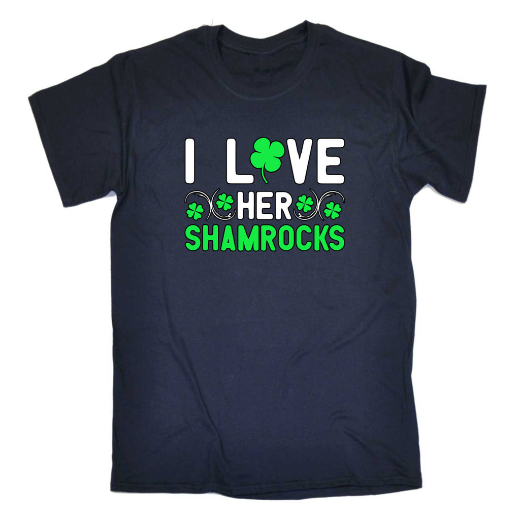 I Love Samrocks Irish St Patricks Day Ireland - Mens 123t Funny T-Shirt Tshirts