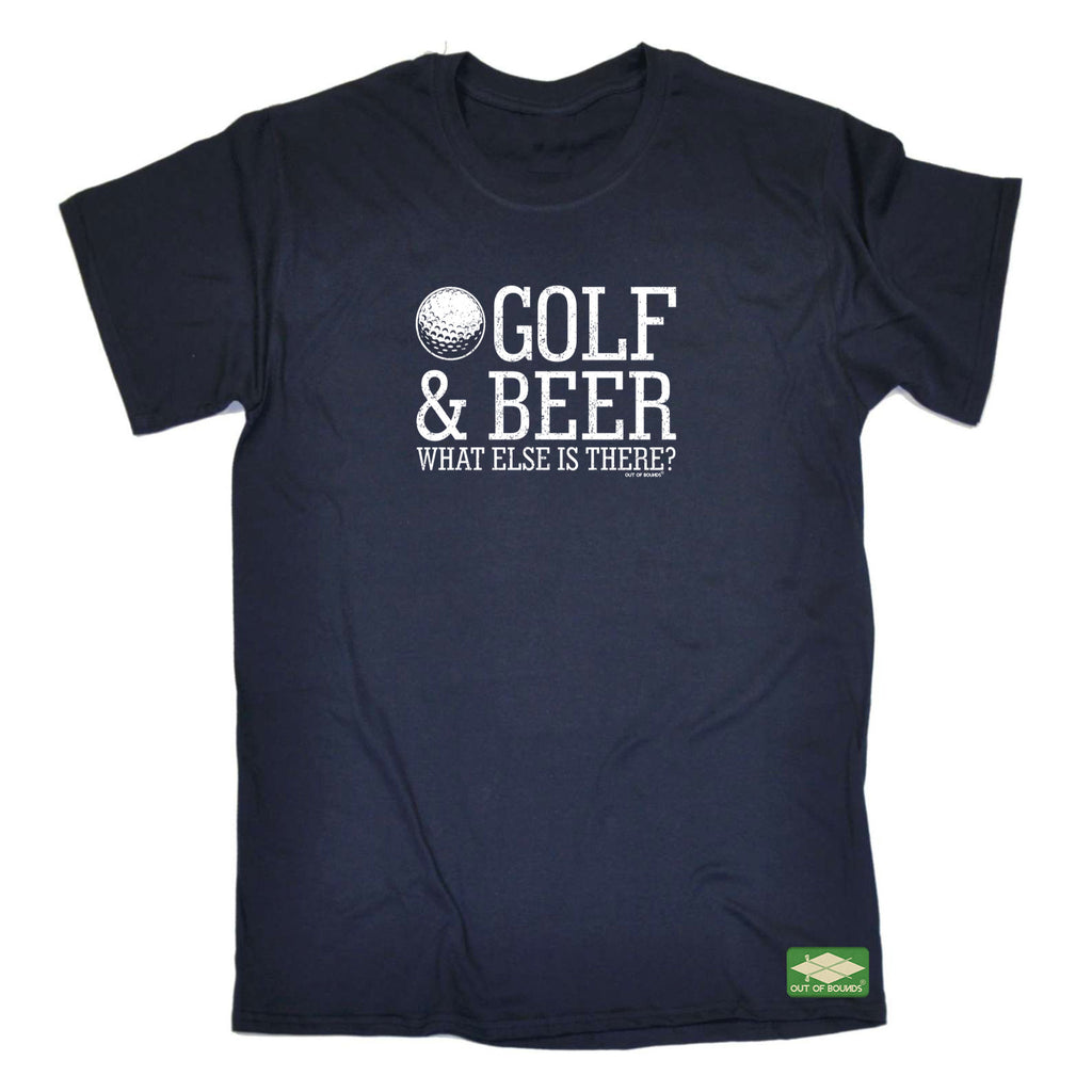 Oob Golf And Beer What Else Is There - Mens Funny T-Shirt Tshirts