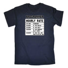 Programmer Hourly Rate - Mens 123t Funny T-Shirt Tshirts