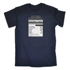 Fitness Instructor Nutrition Facts - Mens 123t Funny T-Shirt Tshirts