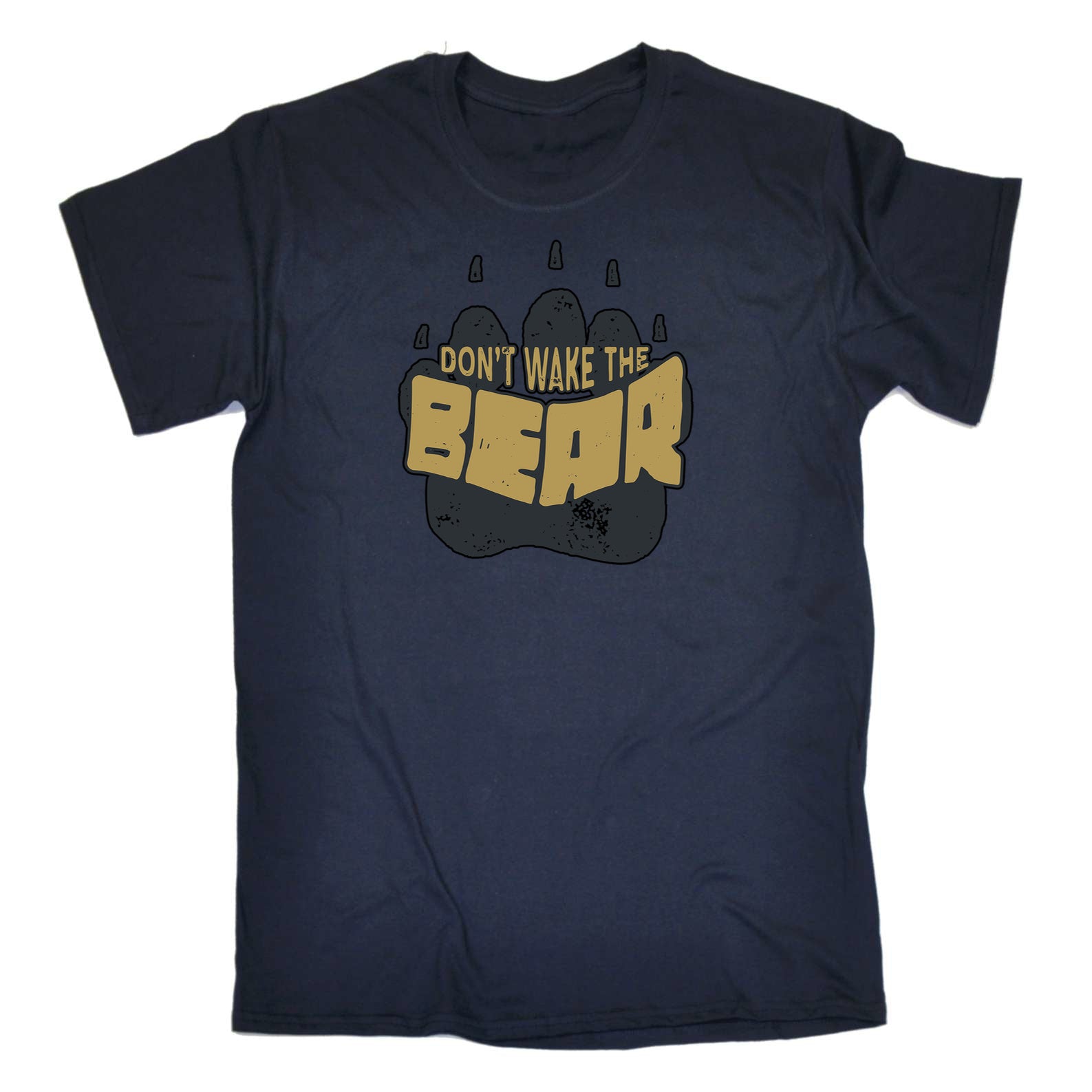Paw Dont Wake The Bear V2 - Mens 123t Funny T-Shirt Tshirts