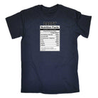 Daddy Nutrition Facts - Mens 123t Funny T-Shirt Tshirts