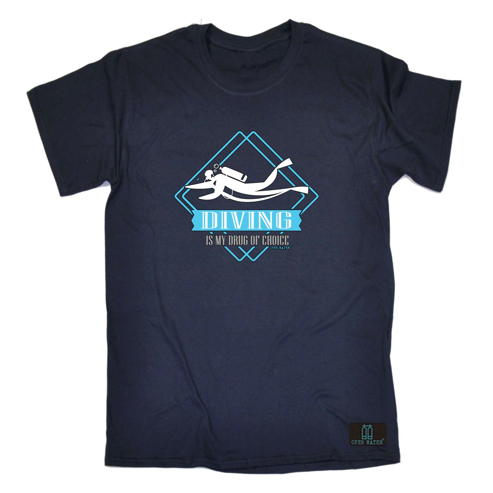 Ow Drug Of Choice Diving - Mens Funny T-Shirt Tshirts