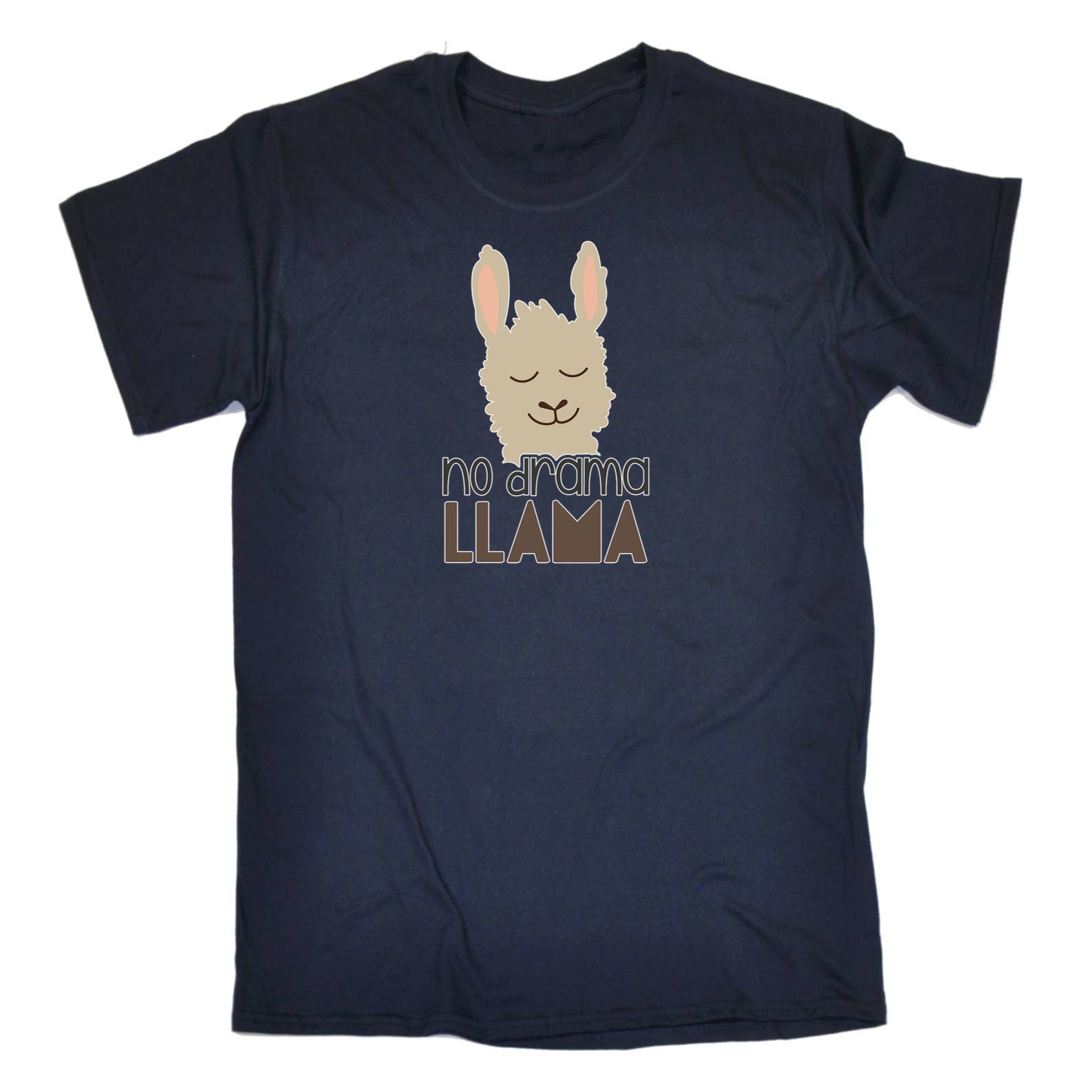 No Drama Llama Lama Glama - Mens 123t Funny T-Shirt Tshirts