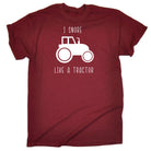I Snore Like Tractor Farm Farmer - Mens 123t Funny T-Shirt Tshirts