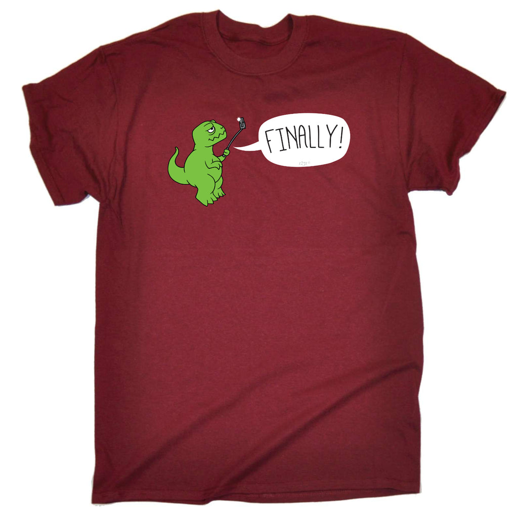 Trex Finally Selfie Dinosaur - Mens Funny T-Shirt Tshirts