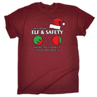 Christmas Elf And Safety Here To Inspect Your Baubles - Mens Funny T-Shirt Tshirts