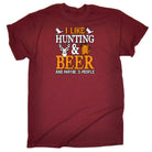 I Like Hunting And Beer And Maybe 3 People - Mens 123t Funny T-Shirt Tshirts