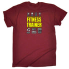 Fitness Trainer  Sarcastic Humour - Mens 123t Funny T-Shirt Tshirts