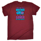 I Have Two Titles Brother And Gamer And I Crush Them Both - Mens 123t Funny T-Shirt Tshirts