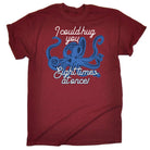 I Couold Hug You 8 Times Octopus Animal - Mens Funny T-Shirt Tshirts
