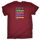 My Perfect Day Video Games Gamer - Mens 123t Funny T-Shirt Tshirts